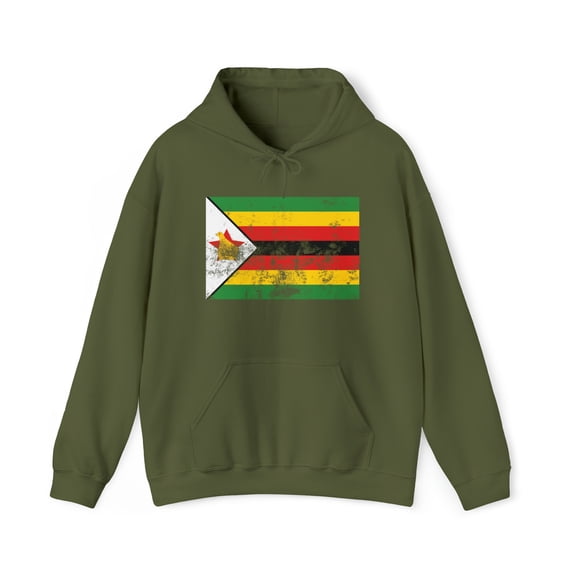 Zimbabwe Zimbabwean Pride Flag Hoodie, Gifts, Hooded Sweatshirt