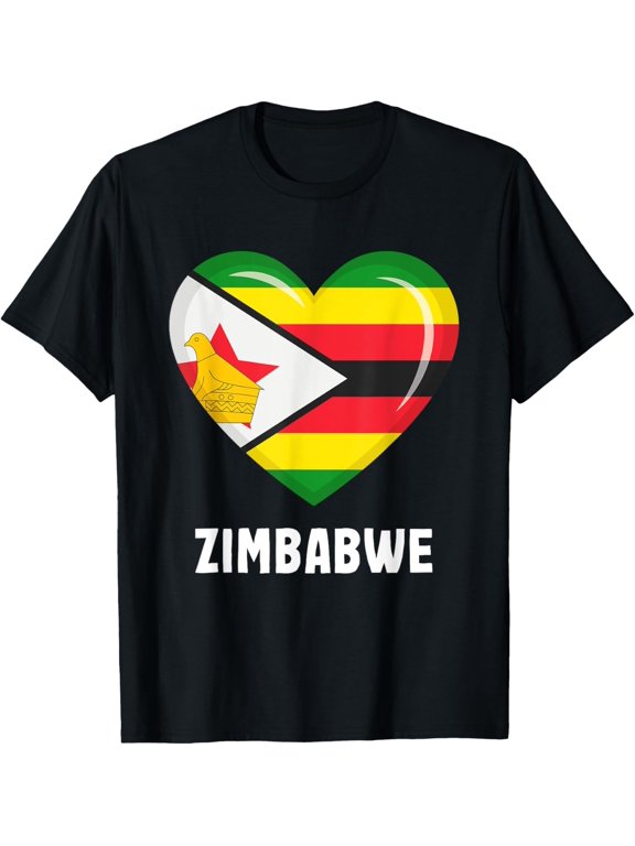 Zimbabwean Flag Jersey T-Shirt