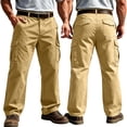 thumbnail image 1 of Zimjoy Cargo Pants for Men Ripstop Multi Pocket Breathable Trousers Relaxed Fit Outdoor Utility Pants for Fishing Construction Khaki L, 1 of 8