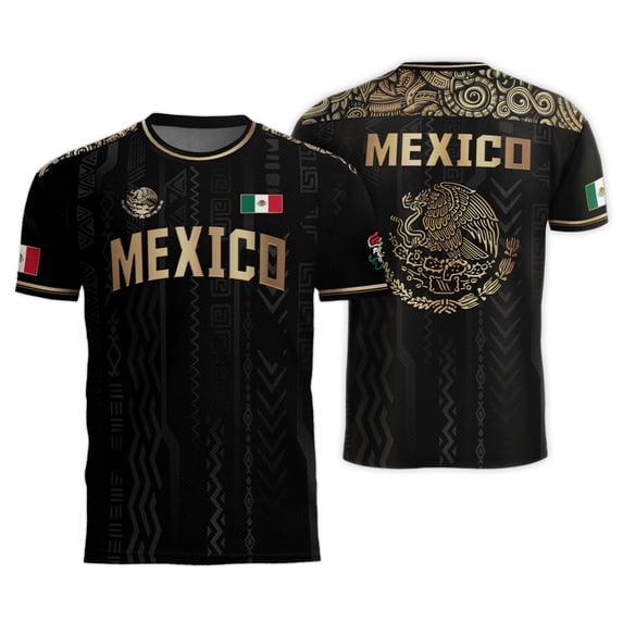 Zimjoy Men's 2026 Mexico Soccer Jersey Short Sleeve Crew Neck Training Shirt Breathable Sport Casual T Shirt for Soccer Fans Army Green M