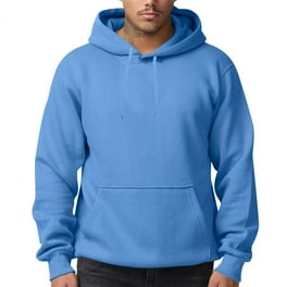 YONGHS Men's Solid Color Pullover Hoodie Long Sleeve Drawstring