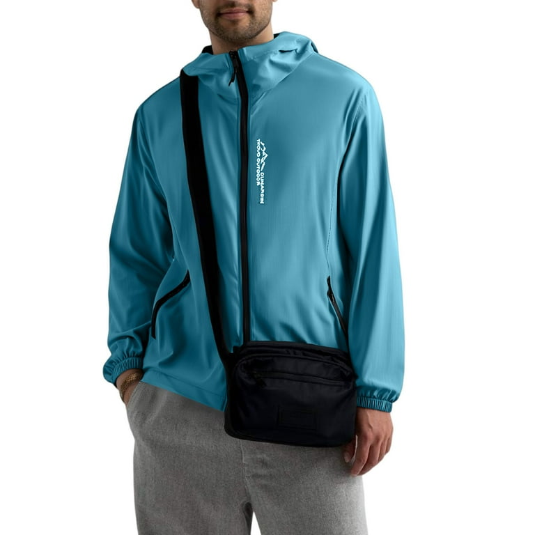 Zimjoy Men's Bomber Jacket Lightweight Waterproof Jackets Active