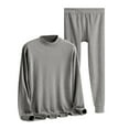 thumbnail image 1 of Zimjoy Men's Long Johns Thermal Underwear Fleece Lined Base Layer Thermals Bottom Top Sets Skiing Thermal Underwear for Winter Ski, Dark Gray 3XL, 1 of 5