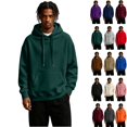 thumbnail image 1 of Zimjoy Men's Pullover Hoodie Plain Long Sleeve Hooded Sweatshirt Loose Fit Lightweight Casual Streetwear Hoodie for Daily Sports Outdoor Dark Green S, 1 of 7