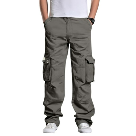 Zimjoy Men's Tactical Pants Outdoor Fall Ripstop Waterproof Work Pants Lightweight Stretch Combat Trousers Drawstring Work Trousers with Multi Pocket, Army Green 34