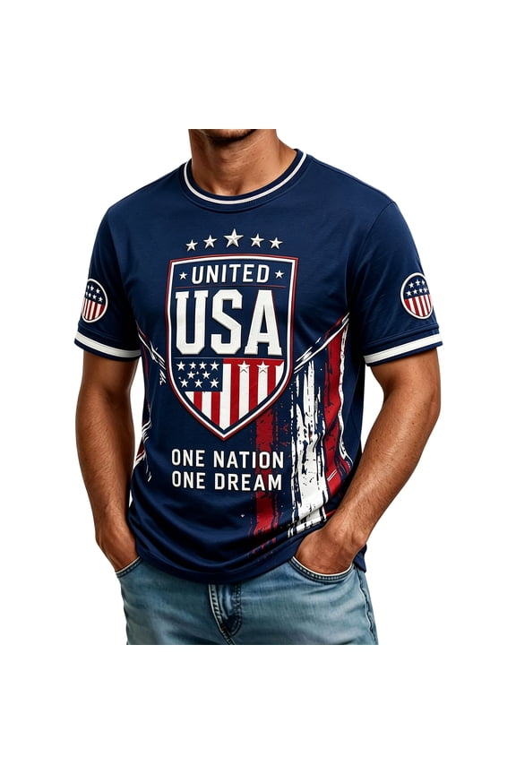 Men's USA Soccer Jersey Shirts 2026 Country Team Short Sleeve Crewneck Fan International Football Shirt Retro Streetwear Top Black XL