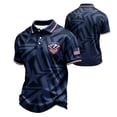thumbnail image 1 of Zimjoy Men's USA Soccer Shirts Short Sleeve Crewneck 2026 Country Team Fan International Football Shirt Retro Streetwear Top Navy M, 1 of 5