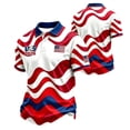 thumbnail image 1 of Zimjoy Men's USA Soccer Shirts Short Sleeve Crewneck 2026 Country Team Fan International Football Shirt Retro Streetwear Top Red M, 1 of 5