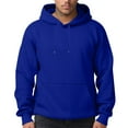 thumbnail image 1 of Zimjoy Mens Fleece Hoodie Casual Loose Basic Hooded Fleece Sweatshirt Long Sleeve Drawstring Comfy Pullover Hoodies with Pocket, Royal Blue XL, 1 of 5