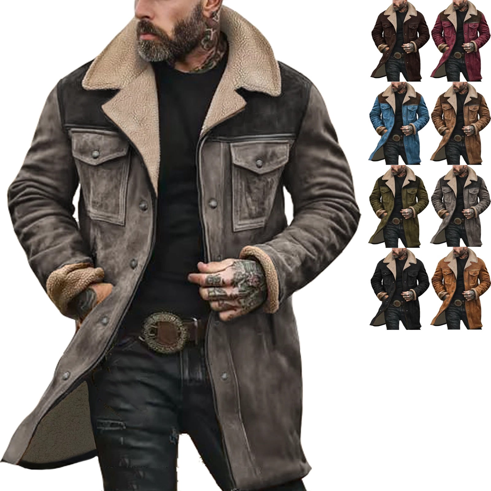 Zimjoy-Mens-Suede-Jacket-