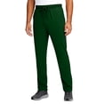 thumbnail image 1 of Zimjoy Mens Track Pants Stretch Drawstring Wasit Athletic Pants Casual Open Bottom Joggers for Workout, Dark Green M, 1 of 8