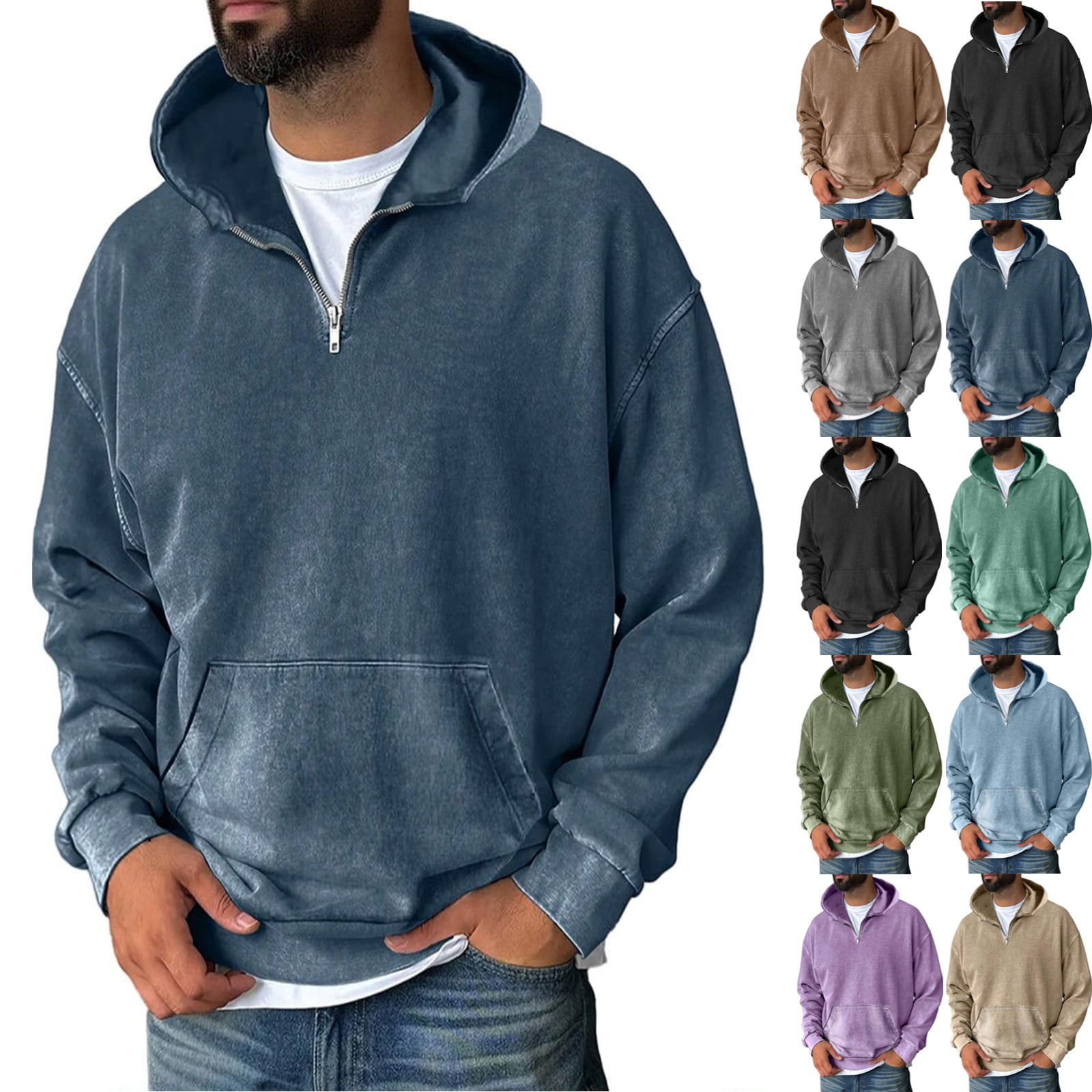 トップス Vintage Light Weight Zip Sweat Hoodie Vintage Light Weight Zip Sweat Hoodie | ref. / Web Store