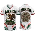 thumbnail image 1 of Zimjoy Mexico Soccer Jerseys Men Mexican Jersey Soccer Mexican Jerseys Crew Neck Short Sleeve Jersey De Mexico Red 3XL, 1 of 5
