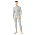thumbnail image 1 of Zimjoy Thermal Underwear for Men Long Johns Thermal Set Fleece Lined Base Layer Skiing Thermals Top and Bottom Sets for Cold Weather, Light Gray 3XL, 1 of 5
