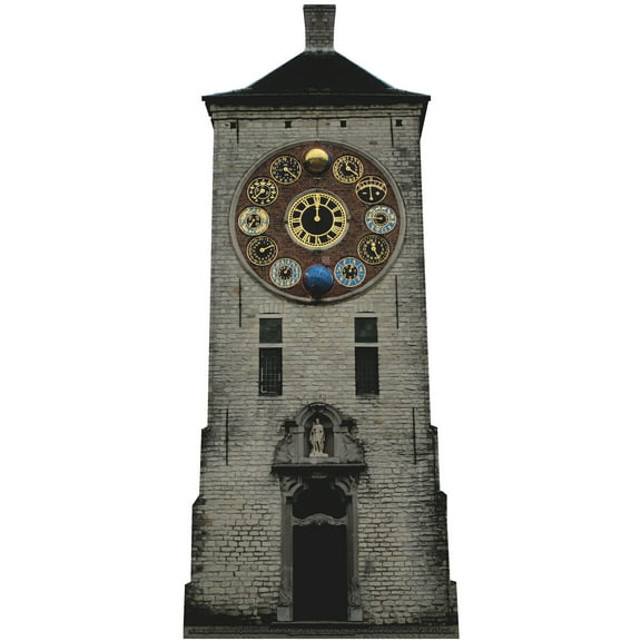 Zimmer Clock Tower Cardboard Cutout Standee Standup