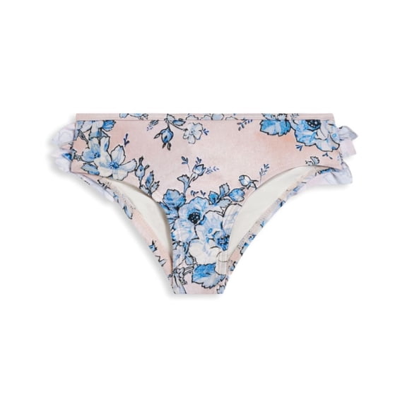 Zimmermann All-Over Floral Print Bikini Bottoms, Size 10