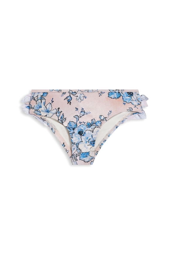 All-Over Floral Print Bikini Bottoms, Size 10