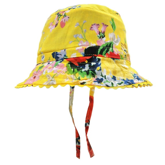 Zimmermann Floral-Print Drawstring Bucket Hat