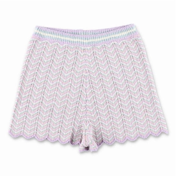 Zimmermann Girls Halliday Striped Knit Shorts, Size 4Y