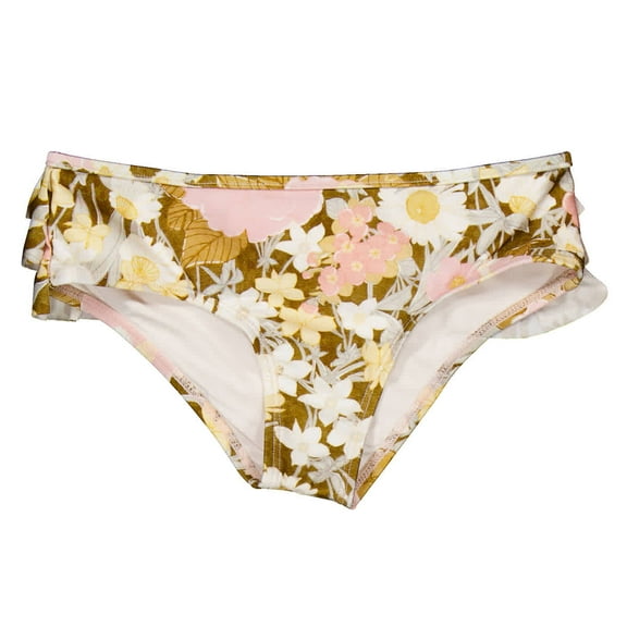 Zimmermann Girls Pop Frill Swimsuit Brief, Size 4Y