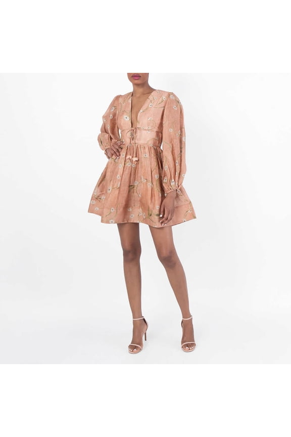 Illuminate Drawn Mini Dress, Size 1