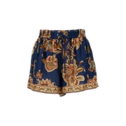 Zimmermann Multicolor Aster Relaxed Silk Shorts Womens