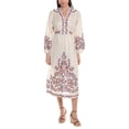 thumbnail image 1 of Zimmermann womens  Devi Embroidered Linen Midi Dress, 0, White, 1 of 3
