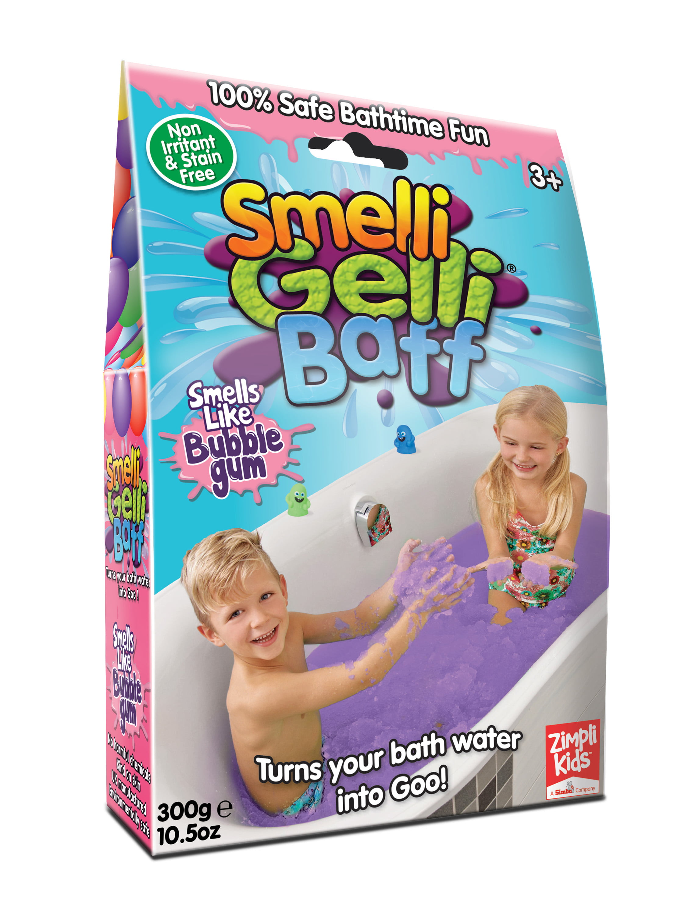 Slime Baff turns your regular bath water into a gooey, oozy bath