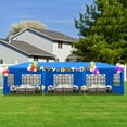 thumbnail image 1 of Zimtown 10' X 30' Canopy Tent with 8 Side Walls for Party Wedding Camping and BBQ Blue, 1 of 7