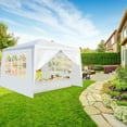thumbnail image 1 of Zimtown 10' x 10' Canopy Party Tent Practical Outdoor Tent for Parties-4 Sidewalls, 1 of 8