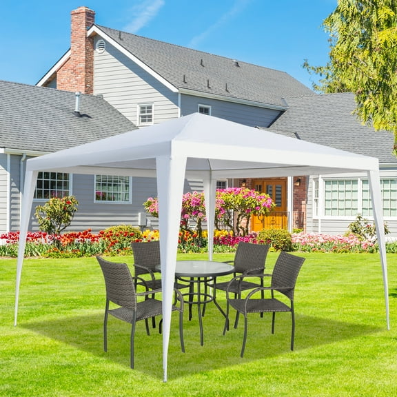 Zimtown 10' x 10' Canopy Party Tent Practical Outdoor Tent for Parties