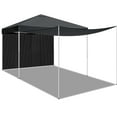 thumbnail image 1 of Zimtown 10' x 10' Pop Up Canopy Tent Folding Tent Gazebo Instant Shelter W/ Two Sidewall and Carry Bag,Black,Sidewall Expandable to 10'x20' or 10'x30', 1 of 9