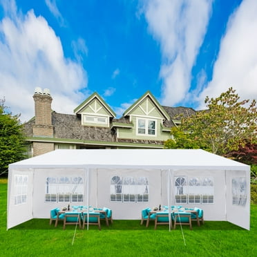 Zimtown 10' x 30' Canopy Party Tent Practical Outdoor Tent for Parties 5 Sidewalls