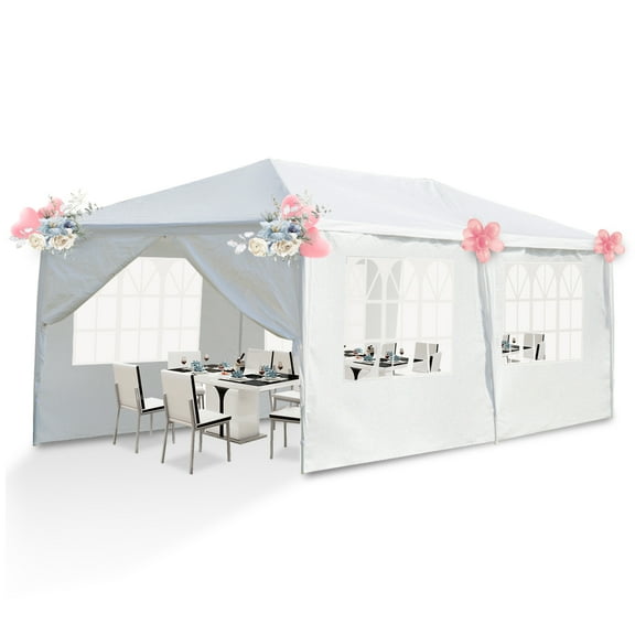 Zimtown 10'x20' Canopy Party Wedding Tent Canopy Gazebo Pavilion Cater Events