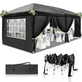 thumbnail image 1 of Zimtown 10'x20' Ez Pop up Folding Gazebo Beach Canopy Tent w/ Carry Bag, 1 of 8