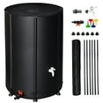 thumbnail image 1 of Zimtown 100 Gallon Portable Rain Barrel Farms Water Storage Saver for Patio Black, 1 of 8