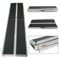 thumbnail image 1 of Zimtown 10ft Aluminum Loading Slip Resistant Surface Wheelchair Portable Ramp-120" x 28", 1 of 7