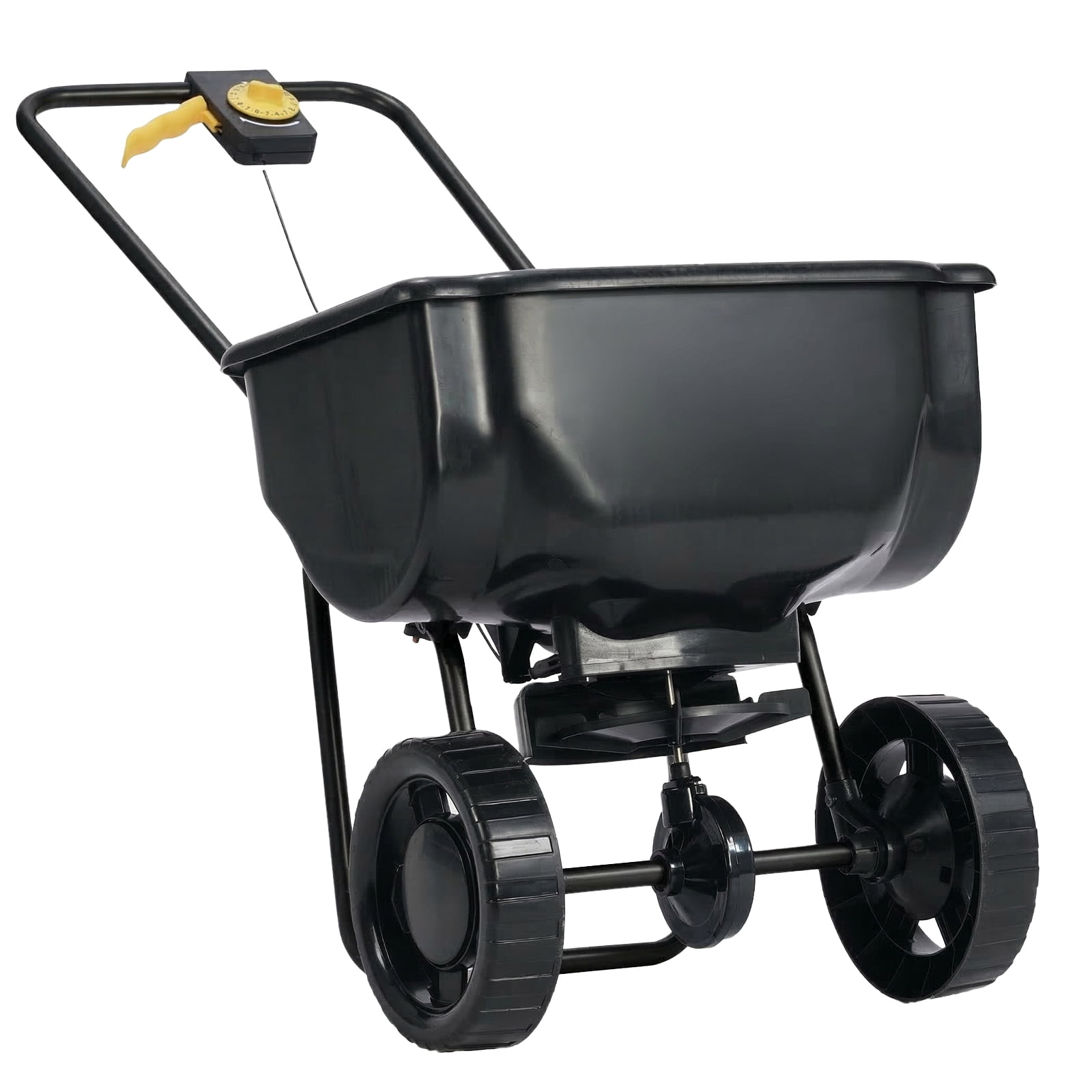 kantaro　20kg Zimtown 10in Garden Push Cart, 15-Speed Adjustable Fertilizer