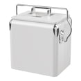 thumbnail image 1 of Zimtown 14qt Small Cooler Ice Chest, Beach Cooler, Insulated Portable Cooler for Barbeques, Camping, Picnics White, 1 of 7
