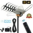 thumbnail image 1 of Zimtown 150Miles Outdoor  TV Antenna Motorized Amplified HDTV High Gain 36dB UHF VHF, 1 of 11