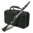 thumbnail image 1 of Zimtown 17 Keys Flat B Clarinet with Case Mouthpieces for Beginner Student Black, 1 of 9