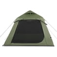 thumbnail image 1 of Zimtown 2-4 People Inflatable Tent with Hand Pump for Camping, Easy Setup Air Glamping Tents with Extra Canopy, Camping Tent for Family, Green, 1 of 13