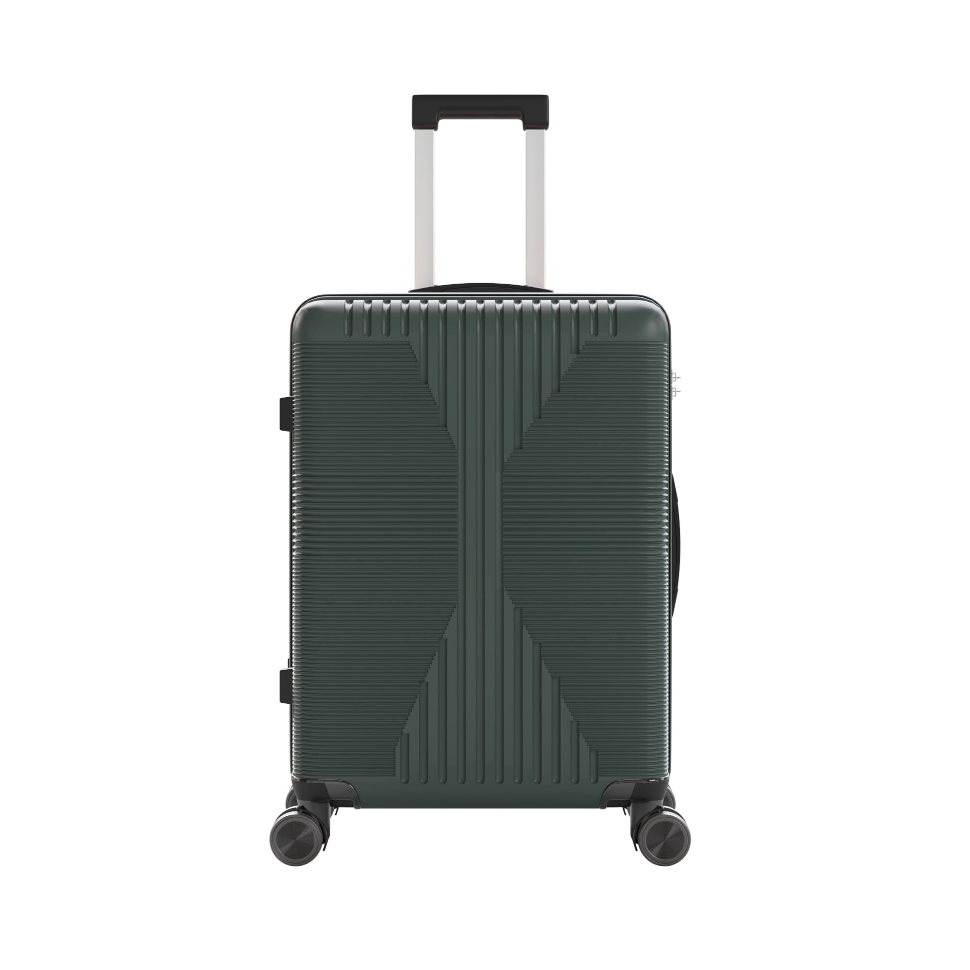 Zimtown 20" Carry-on Luggage Hardside Suitcase with 360° Spinner Wheels, Lightweight Unbreakable Travel Luggage, Green