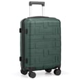 thumbnail image 1 of Zimtown 20 Inch Carry-on Luggage Lightweight Hardside Suitcase with 360° Detachable Spinner Wheels, Unbreakable Travel Luggage, Green, 1 of 17