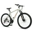 thumbnail image 1 of Zimtown 26/27.5 inch Mountain Bike Aluminum Alloy Frame, 21 Speed Outdoor Cycling Bike, Double Disc Brake, Green, 1 of 9