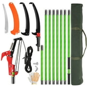 Zimtown 26ft Extendable Pole Saws, for Tree Trimming 2-in-1 Manual Pruner