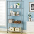 thumbnail image 1 of Zimtown 29''L x 13''W x 59''H Wire Shelving, Adjustable 5-Shelf Metal Garage Storage Rack Organizer for Kitchen Living Room, Chrome, 1 of 9