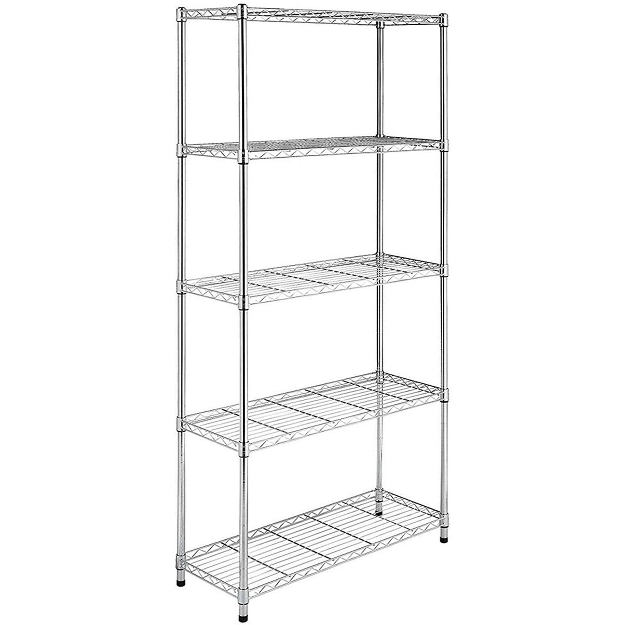 Photo 1 of 



Best seller
Visit the Zimtown Store
Zimtown 29''L x 13''W x 59''H Wire Shelving, Adjustable 5-Shelf Metal Garage Storage Rack Organizer for Kitchen Living Room, Chrom