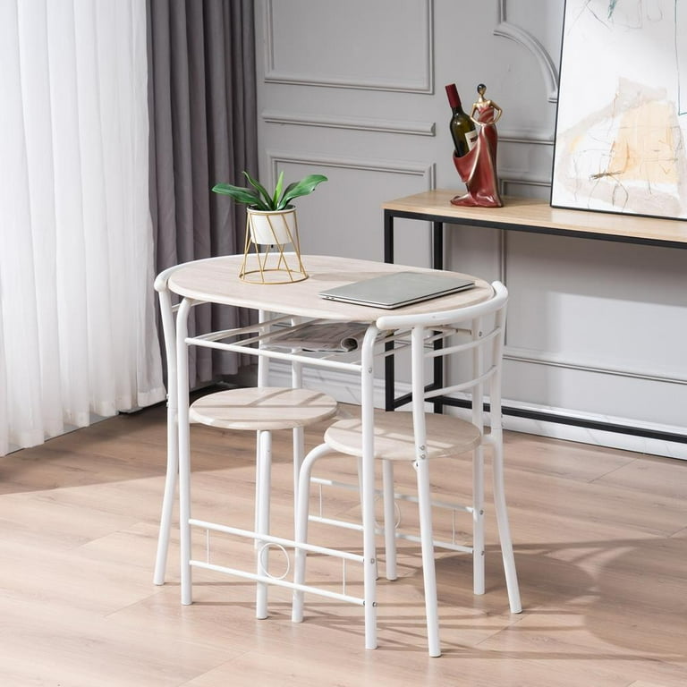 Space saving table and best sale 2 chairs