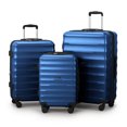 thumbnail image 1 of Zimtown 3 Piece Luggage Sets, ABS+PC Expandble Hardside Suitcase TSA Lock Lightweight Durable Spinner Luggage, Blue, 1 of 11